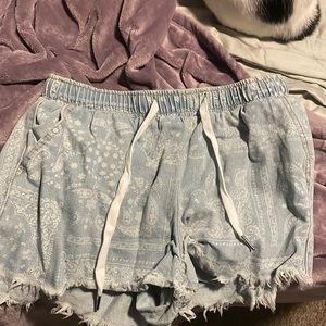 Forever 21 shorts, size small, light washed